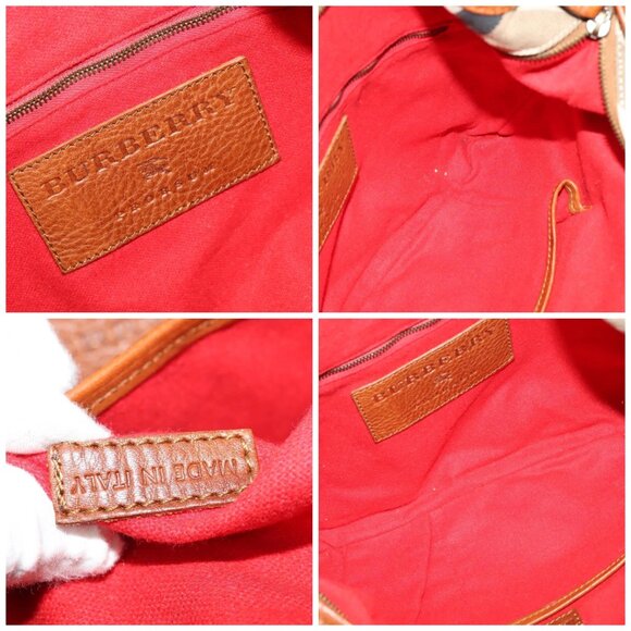 BURBERRY Shoulder Bag Canvas Brown Auth BA1646 - Picture 15 of 16